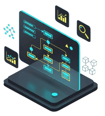Diagramme de flux modélisant les processus métiers d'une organisation.